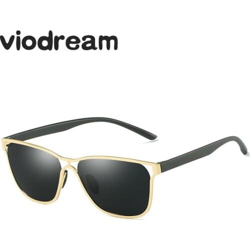 Viodream Vintage Sunglasses Pilot Polarized Sunglasses Polarizing Men Sun Glasses Retro Men Sunglasses Oculos De Sol Polarizado
