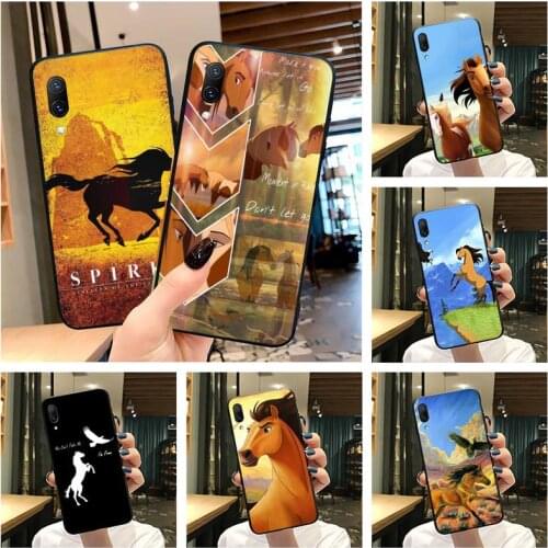 HUAGETOP Spirit Stallion Cimarron Horse Soft Rubber Phone Cover For Vivo Y91c Y17 Y51 Y67 Y55 Y7s Y81S Y19 V17 vivos5