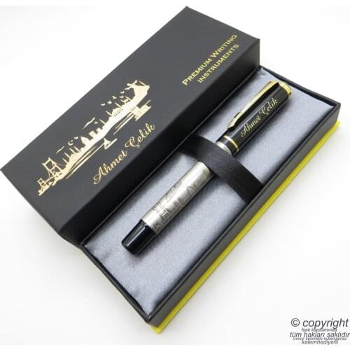 Wings F1 Istanbul Embossed Roller Pen Set | İsme Special Pen | Gift Pen