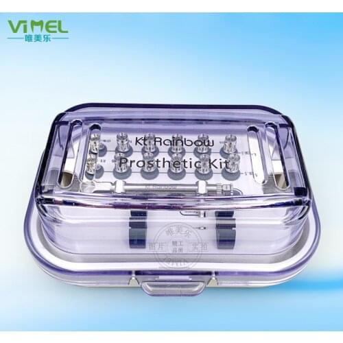 Dental tooth implantation prosthetic kit universal restoration implant tool box Dental implant screwdriver