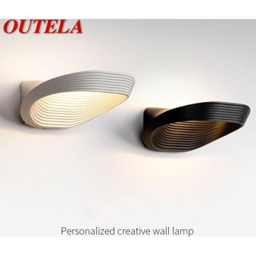 OUTELA Modern Wall Sconces LED Bedside Wall Lamp Creative Decorative For Home Bedroom Living Room Dining Room