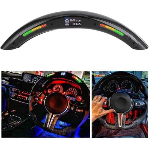 4th Gen ABS LED Performance Steering Wheel Race Digital Display Shift Indicator Lights OBD2 Module Kits