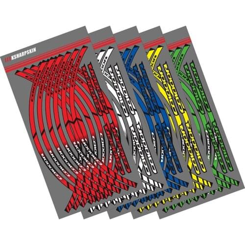 High quality 12 PCS Motorcycle Outer Rim Reflective Sticker Stripe Wheel Decals For HONDA CB1000R cb 1000r