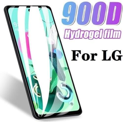 HD Protective Hydrogel Film for LG Q8 Q7 Q6 Stylus 3 2 Plus Screen Protector for LG V40 V30 V20 V10 X Power Film Not Glass