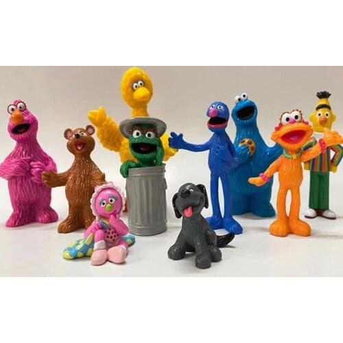 1PCS 4-10.5cm Out of print bulk Sesame Street Series ornaments Albert Oscar car pendulum collection