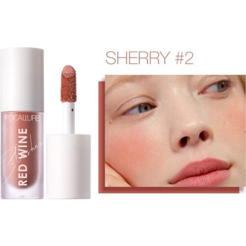 1Pc Face Liquid Blusher Contour Makeup Long-lasting Face Pigment Makeup Natural Matte Cheek Blush Long-lasting Cosmetics TSLM1