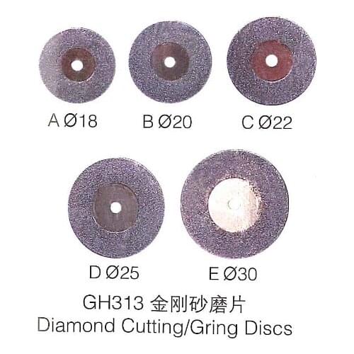 10Pcs 18mm Diamond Coated Cutting Grinding Wheel Discs For Dremel Rotary Tool
