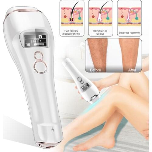1000000 Flashes Ice Cool Laser Hair Removal Epilator depiladora láser 10 Levels Painless Whole Body Home Use IPL Photoepilator