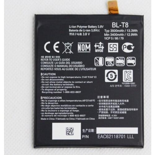 2pcs/lot BL-T8 Battery for LG G Flex D950 D955 D958 D959 LS995 F340S BLT8 BL T8 Mobile Phone Internal replace lithium battery