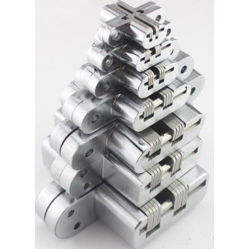 2PCS 304 stainless steel hidden hinge 3 specification hidden form mounting folding door hinge,door furniture hardware