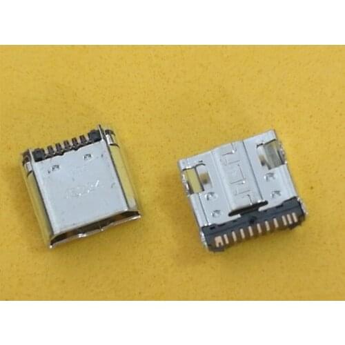 20PCS/Lot Micro Usb Charge Dock Socket Port For Samsung Galaxy Tab 3 7.0 I9200 I9205 P5200 P5210 Charging port Connector
