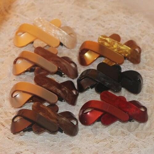 2020 new arrival ins Korean Internet celebrity headwear classic versatile spring ponytail clips bow barrettes