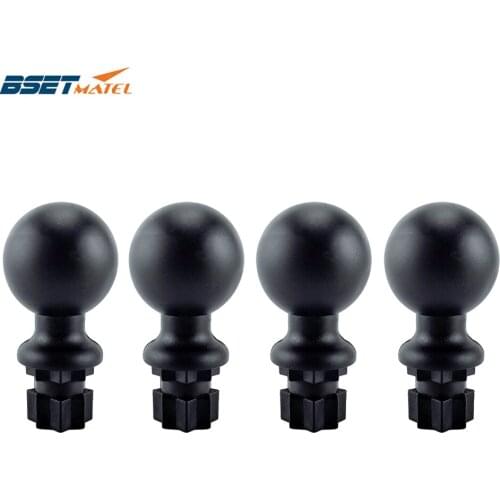 4PCS Nylon Kayak Ram Mount Base Track Mounting Base for Ram Fishing Rod Rack Pole Holder Kayak Canoe Boat Sailboats Accessories