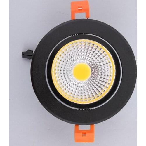 5W 7W 9W 12W 15W COB Dimmable LED Downlight 85-265V Recessed LED Spot Light Ceiling Lamp Light for Indoor Lighting white body