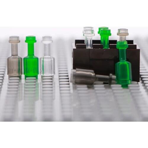 City Accessories Building Blocks Wine Bottle Mini Drink Food Utensil Figure Parts Box gift Toys for kids Military Bricks HOT MOC