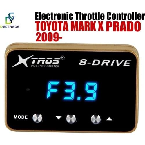 Dectrade Car Electronic Throttle Controller Racing Accelerator Potent Booster For Toyota Mark X Prado 2009- Tuning Parts 8 Drive