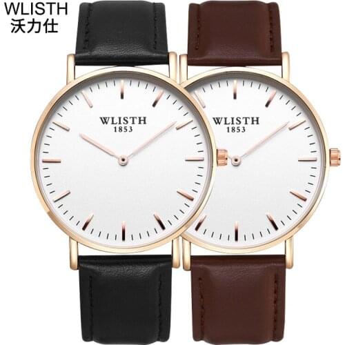 WLISTH Casual Mens Watches Simple Fashion Watch Men Luxury Quartz Wristwatch Male Clock Gift Relogio Masculino Horloges Mannen