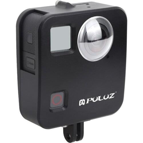 Frame Case for GoPro Fusion Housing Shell CNC Aluminum Alloy Protective Cage with Basic Mount & Lens Caps