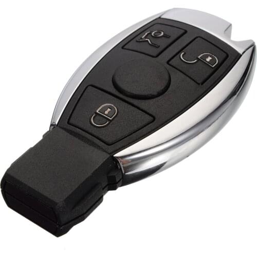 WITHOUT LOGO 3 Buttons Remote Key Fob 433MHz BGA Car Ignition System Key With Chip Replacement For Mercedes Benz 2000