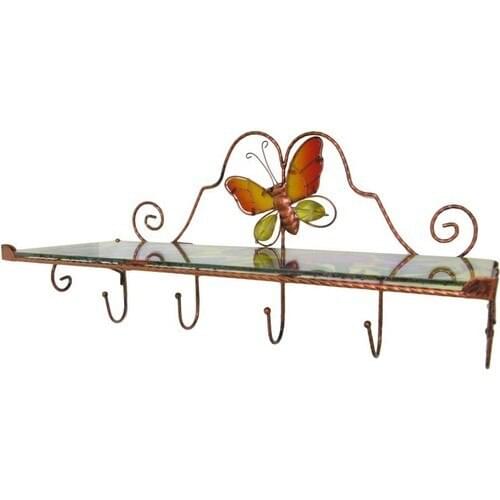 Fidex Home Decorative Stylish Wall Rack, and hanging Colorful Butterfly