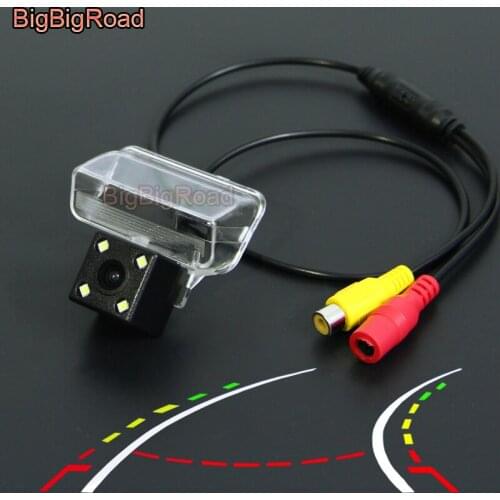BigBigRoad For toyota camry 2012 Vois levin yaris L highlander verso EZ Car Intelligent Dynamic Tracks Rear View Backup Camera