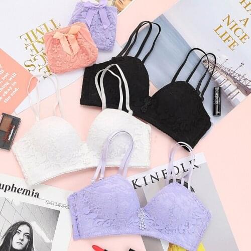 Puberty Bra Set Teenage Girls Underwear Young Female Lady Women Bra Sets Girls Small Bra and Panty Sets 13 15 17 18 Years Old