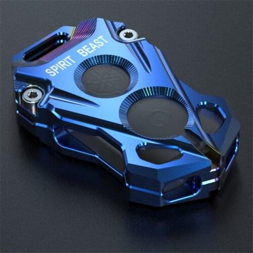 Motorbike Remote Control Shell Case Metal Protect for Yamaha NMAX155 NVX155 AEROX155 XMAX300 XMAX400 QBiX Motorcycle Key Cover