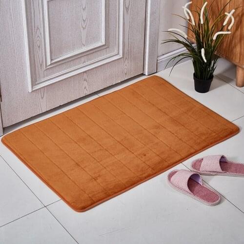 Hall Mat Coral Velvet Solid Color Carpets Fluffy Modern Bedroom Rugs 2021 New Trendy Small Home Living Room Carpet On The Floor
