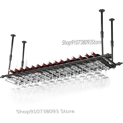 European Style Creative Hanging Wine Glass Rack Red Wine Glass Hanger Wine Cup Upside Down Tall Glass Wine Rack Bar Table Hangin