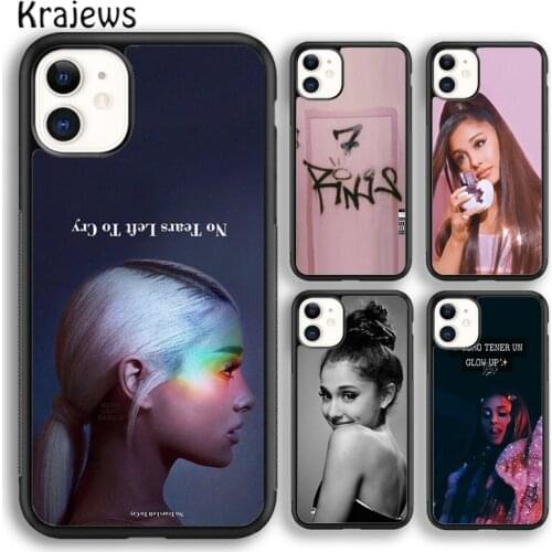 Krajews Ariana Grande pop singer soft Phone Case Cover For iPhone 5s SE 2020 6s 7 8 plus X XS XR 11 12 mini pro max coque Shell
