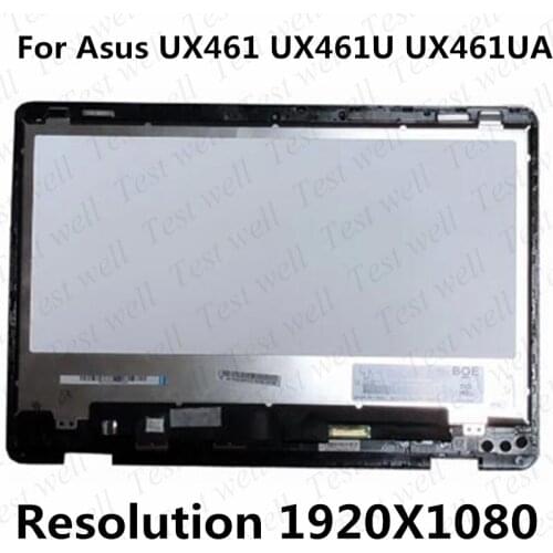 Original 14 INCH Laptop FHD 1080p LCD Touch Screen Digitizer Glass Assembly for Asus Zenbook Flip 14 UX461 UX461U ux461un ux461