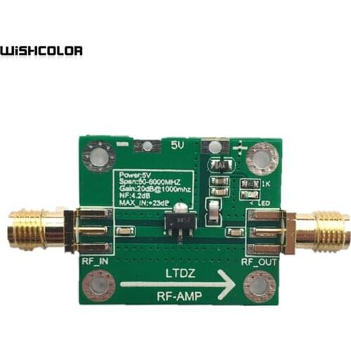 F Power Amplifier Board Transmitter Circuit Board Amplifier Module 20dB Gain 50M-6000Mhz SBB5089