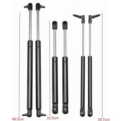 It Is Suitable For Jeep Grand Cherokee 99-04 Cover + Tail Door + Rear Window Gas Spring Hydraulic Rod 6-piece Set