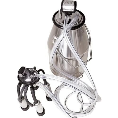 Terrific Durable 5L Cows Stainless Steel Portable Bucket Set for Milking Machine