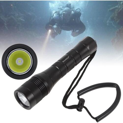 SecurityIng Underwater Torch Spotlights Dive Flashlight Professional Scuba Light 1000Lm LED 150M Depth for Diving / Outdoor