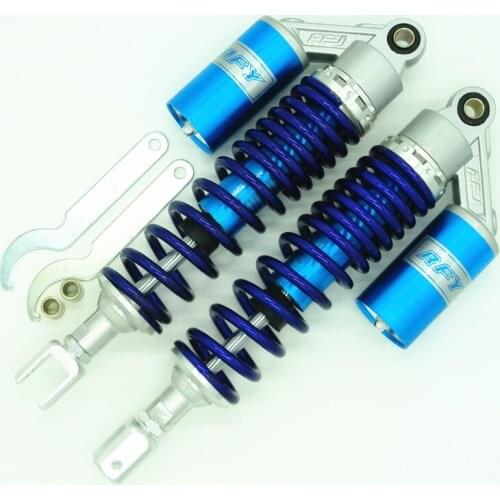 RFY 13.8 inch 350mm 1 Pair Motorcycle Air Shock absorber FOR Honda CB 750 RD 350 CB Series Rear Suspension x-max 125 blue