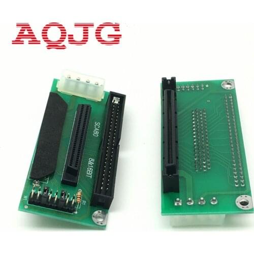 SCSI SCA 80 PIN TO 68 50 PIN SCSI Adapter SCA 80 PIN TO SCSI 68 IDE 50 Free Shipping Wholesale AQJG