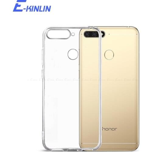 Silicone Clear Cover For HuaWei Honor 9A 9S 9X Premium 6C 6X 6 7A Prime 7C 7S 7X 7 8A Pro Lite Play TPU Back Case