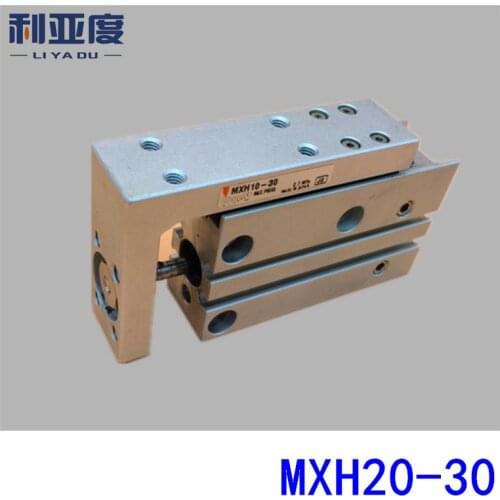 SMC type MXH20-30 MXH20-40 MXH20-50 MXH20-60 pneumatic slider (linear guide) slide cylinder Bore Size 20mm Stroke 30mm