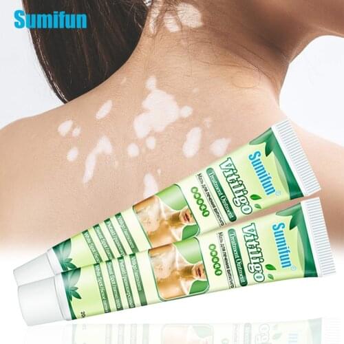 Sumifun 1Pcs Vitiligo Treament Antibacterial Cream Psoriasis Localized Ointment White Spot Cream Mycosis Leukoplakia Plaster