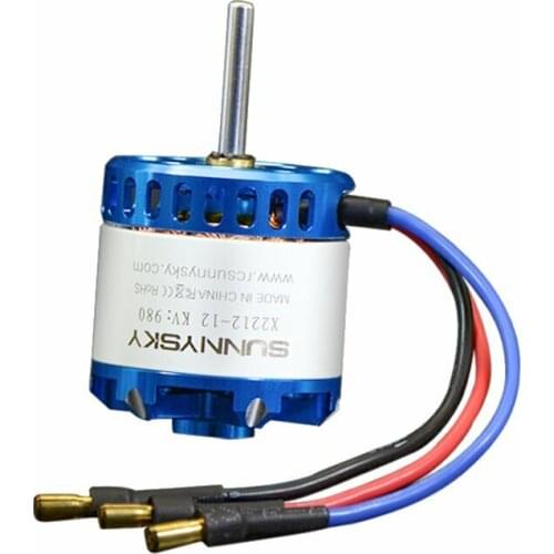 SunnySky X2212-III KV980 KV1250 KV1400 3-4S Long Shaft Outrunner Brushless Motor For RC Airplane