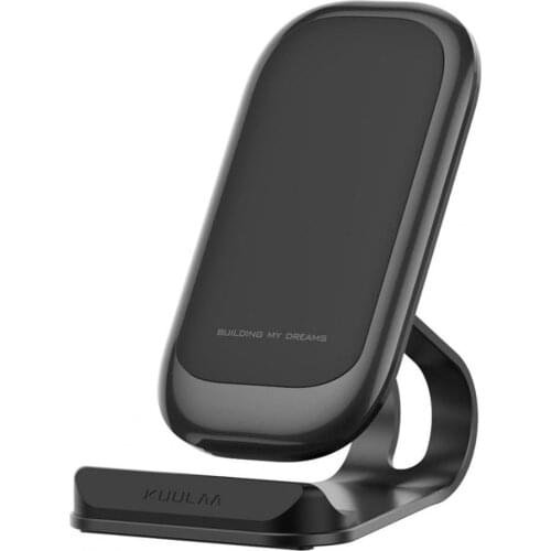 KUULAA Mini Universal Qi Wireless Charger Fast Charging Dock Station Phone Holder for Apple Mobile Phone Accessories