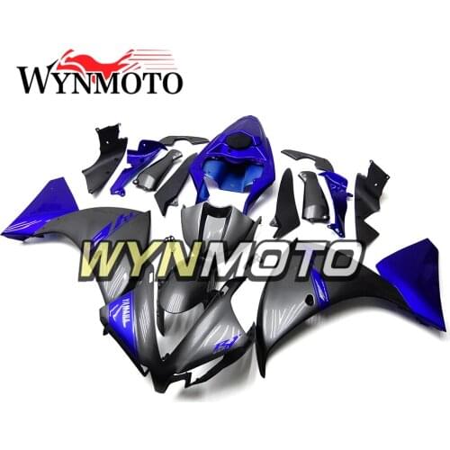 Complete ABS Plastic Injection Pearl Blue Black New Motorcycle Fairings For Yamaha YZF R1 Year 2012 2013 2014 Fairing Kit Hulls