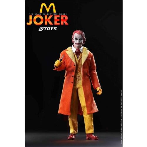 YD MTOYS MS018 1/6 M Notes Uncle Burger Joker JOKER Movable Eye Head Sculpture In Stock