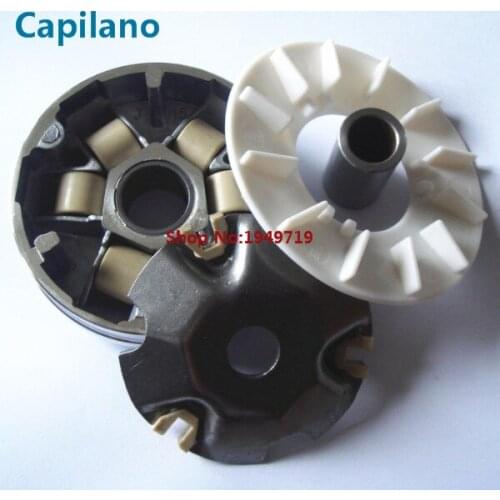 Motorcycle/scooter GY6-60 GY6-80 variator assembly clutch pulley driven kit for 50cc 60c GY6 50 80 spare parts
