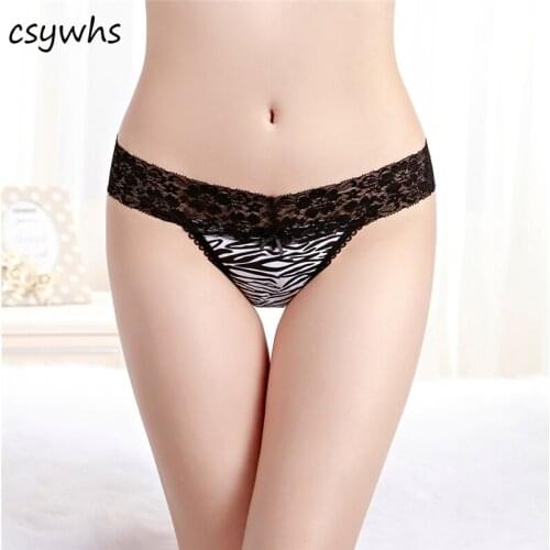 CSYWHS 6 color lace thongs Womens Plus Size Sexy lingerie Thongs G-string Underwear Panties Briefs Ladies T-back 1pcs M-XXL