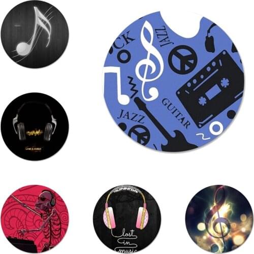 Love notes Music is My Life Icons Pins Badge Decoration Brooches Metal Badges For Clothes Backpack Decoration 58mm