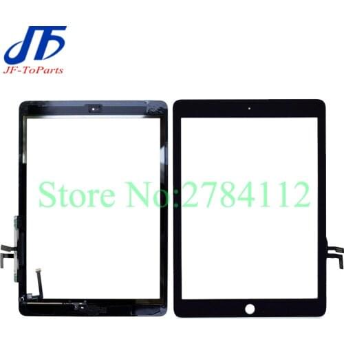 10Pcs replacement For ipad 5 Air 3 A1822 A1823 2017 Touch Screen Digitizer Panel with Adhesive Front Assembly Glass