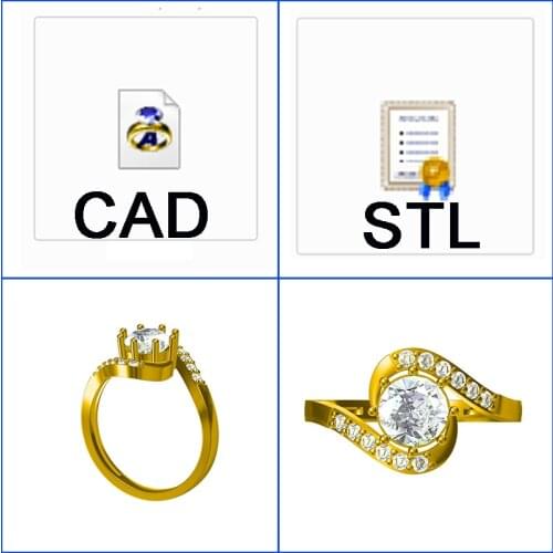 3D CAD File STL Format Building Jewelry Printing Document Modeling by MatrixGold JewelCAD software