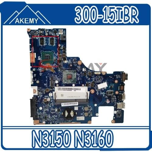 Akemy 5B20K14028 For Lenovo 300-15IBR Celeron N3150 Laptop motherboard NM-A471 SR29F N16V-GM-B1 DDR3 Mainboard